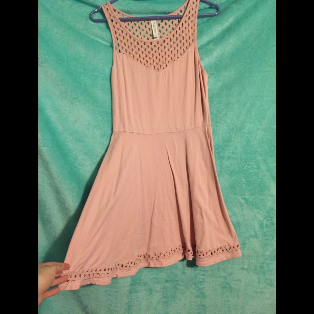 Pink Sheer Dress
